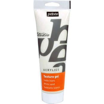 Gel texture sable : tube 250ml, blanc