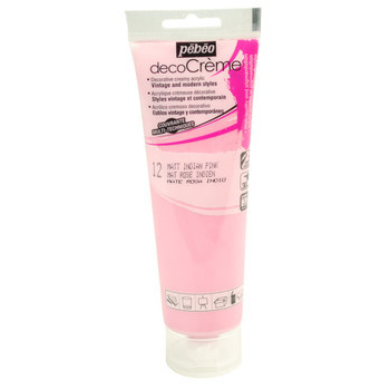 Peinture Décocrème : rose indien 120 ml