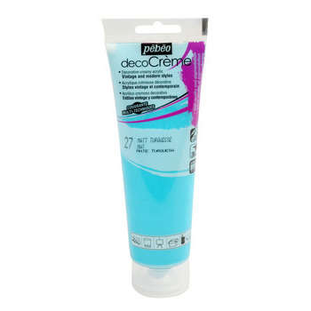 Peinture Décocrème : turquoise 120 ml