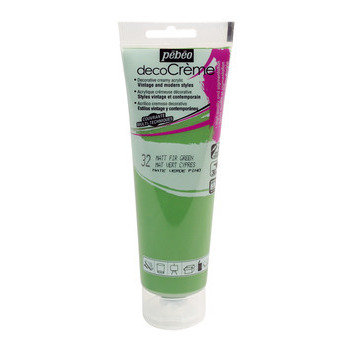 Peinture Décocrème : vert cyprès 120 ml