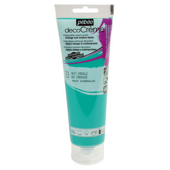 Peinture Décocrème : émeraude 120 ml