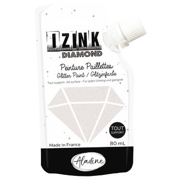 Peinture Izink Diamond rose poudré 80ml