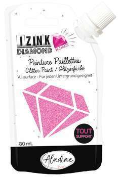 Peinture Izink Diamond 24 carats pink