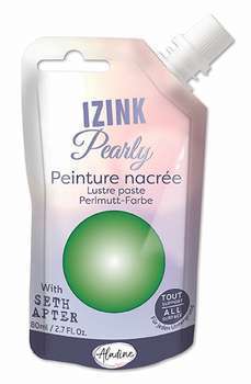 Peinture Izink pearly vert