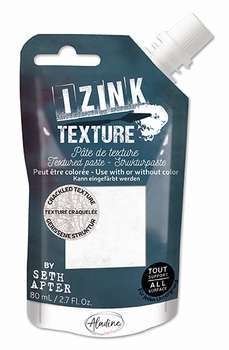 Peinture Izink texture craquelée