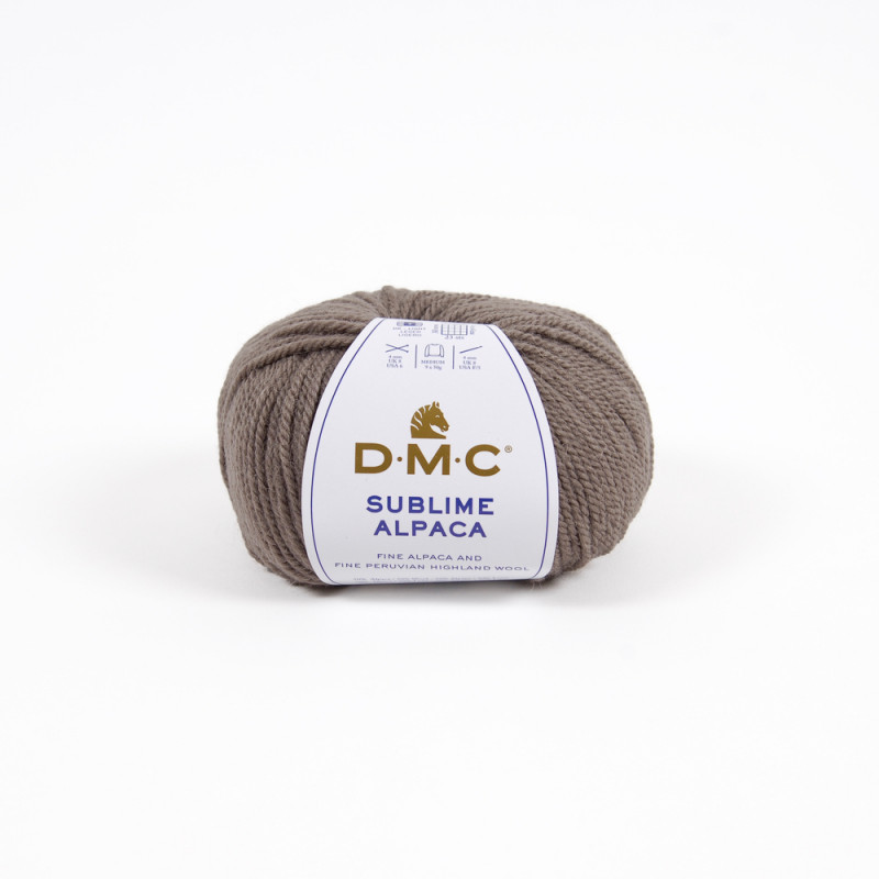 Pelote Sublime Alpaga et laine, coloris marron 112