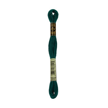 Echevette de coton mouliné spécial, 8m - Vert chin