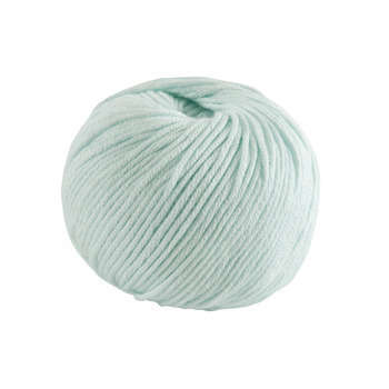 Pelote Natura coton bleue pour aiguilles n°2,5-3,5