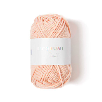 Pelote créative Ricorumi 100 % coton nude - 57,5 m