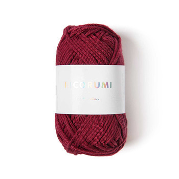Pelote créative Ricorumi 100 % coton bordeaux - 57