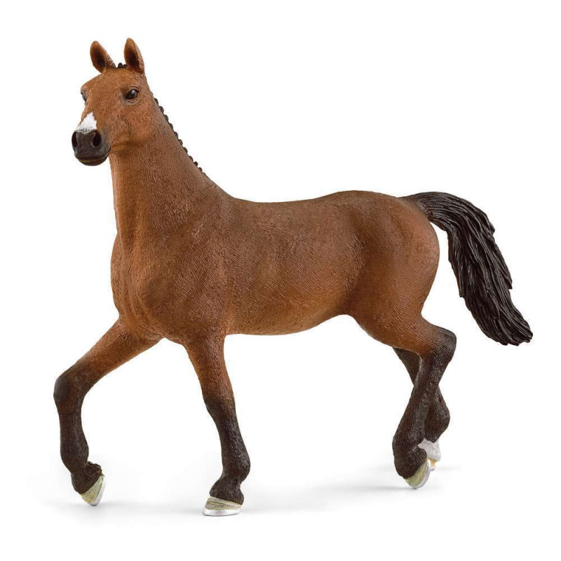 Figurine de jument Oldenbourg pour enfant en plast