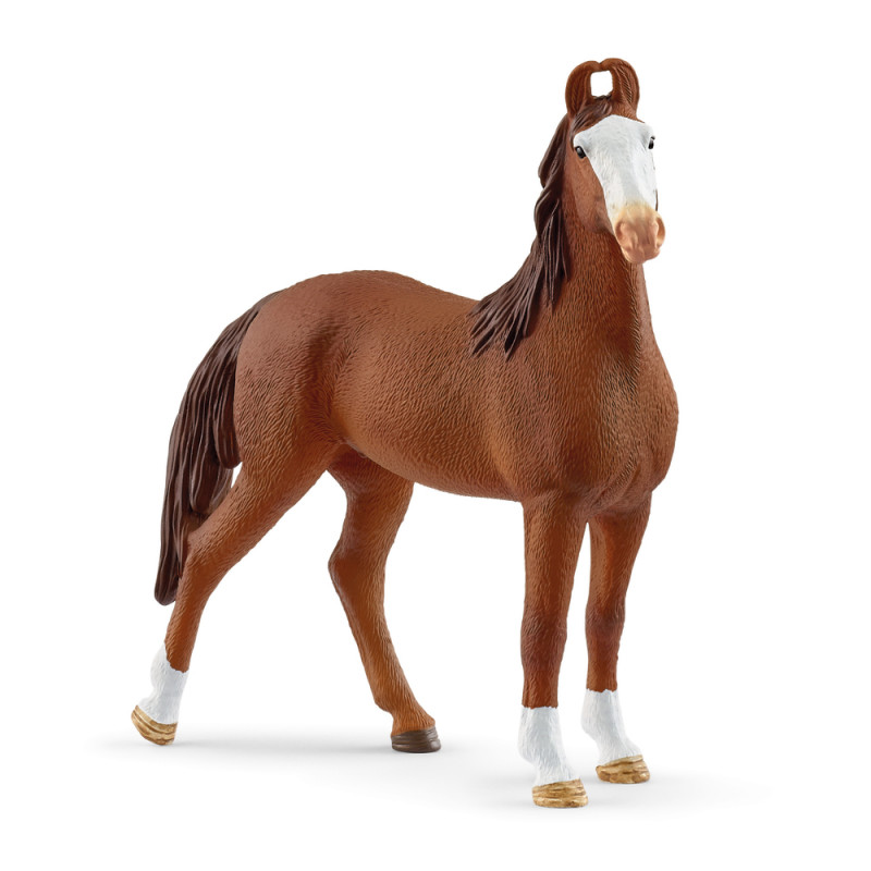 Figurine de jument Marwari, coloris marron - L. 11