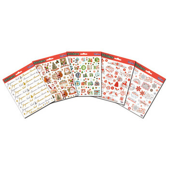 Planche de stickers L. 17 x l. 15 cm