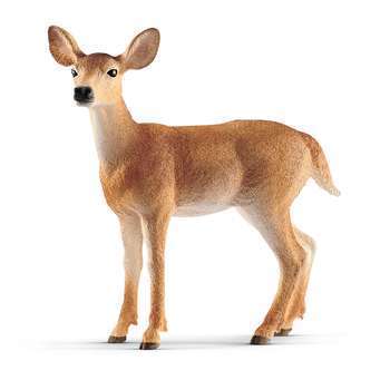 Figurine biche de Virginie en plastique - 8,6x3,5x