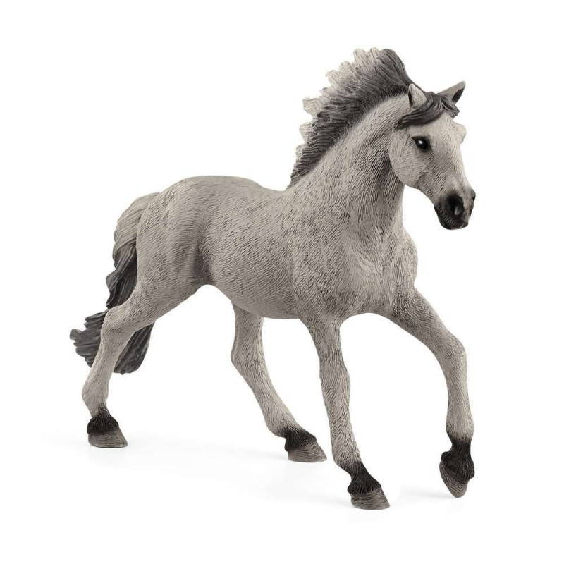 Figurine étalon Mustang Sorraia en plastique