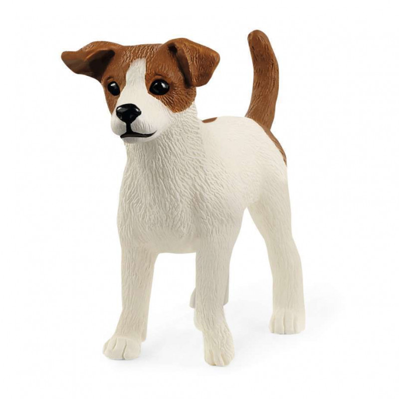 Figurine jack russell terrier en plastique