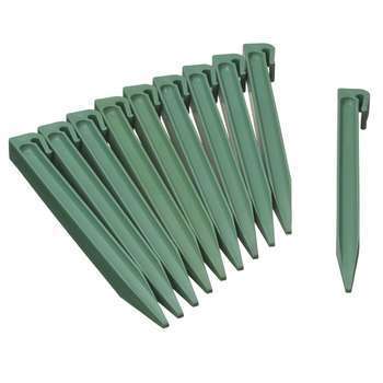 Ancres pour bordure de jardin vert - H26,7x1,9x1,8