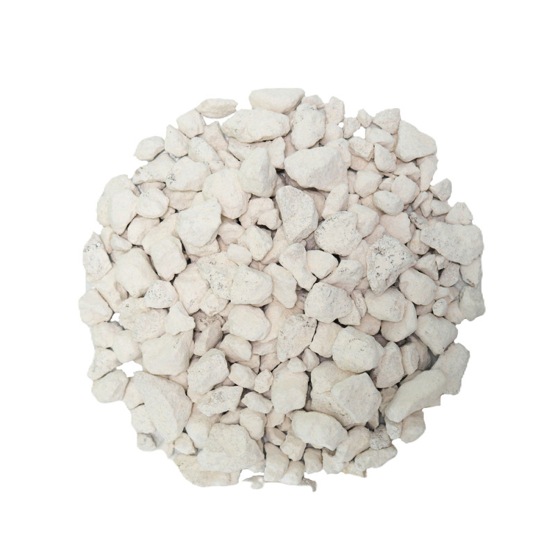 Gravillon concassé blanc calcaire 6/16mm en sac -