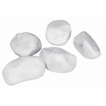 Galets de marbre 40/60mm, blanc - 25 kg