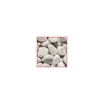 Galets de marbre Carrare 25/40, blanc - 10 kg