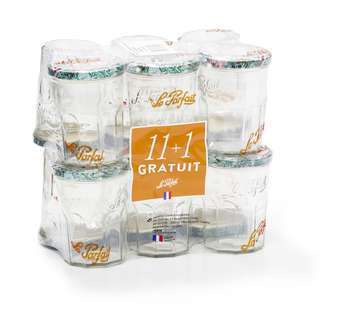 Confiturier Le Parfait 385ml : verre, x12