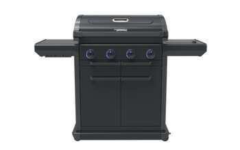 Barbecue à gaz Onyx noir 4 brûleurs - 157x69x119 c