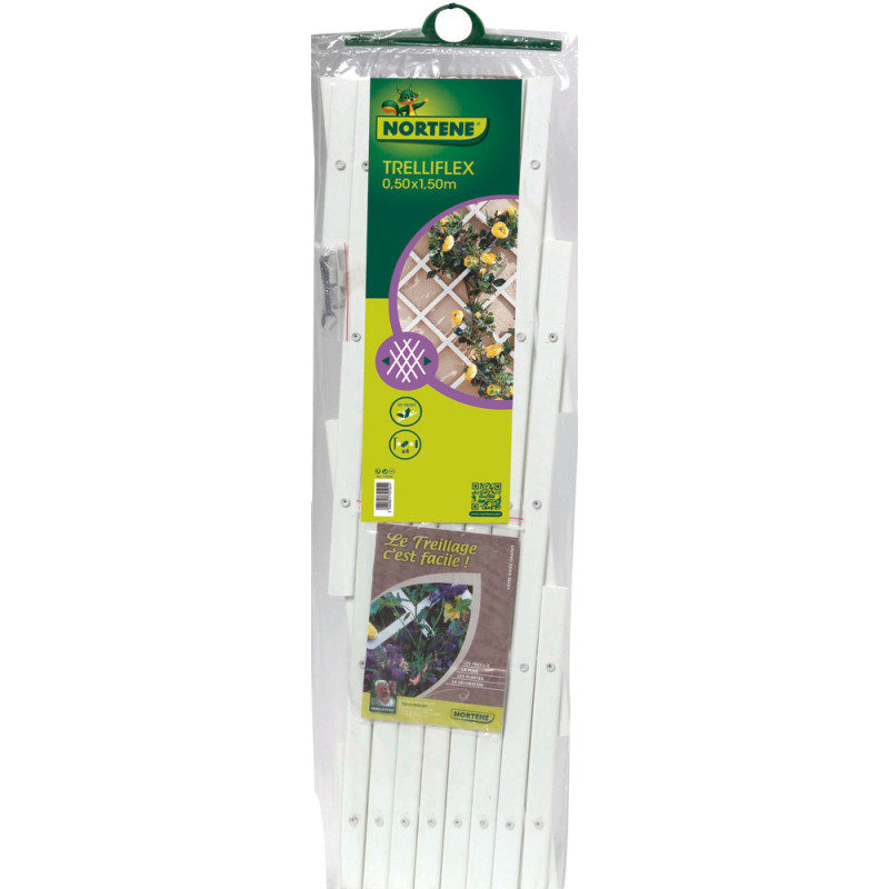 Treillis extensible Trelliflex, en PVC, coloris bl