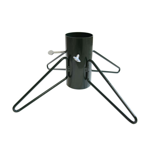 Pied de sapin (4 pieds fer rond) en métal, vert sa