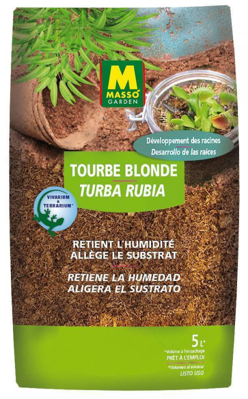 Tourbe blonde : sac 5L