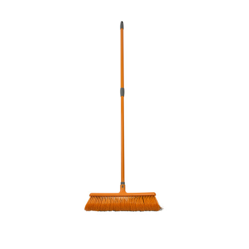 Balai de cantonnier, coloris marron - l. 40xH. 140