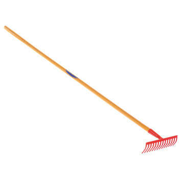 Rateau soude : 14 dents cintré emmanché. 150