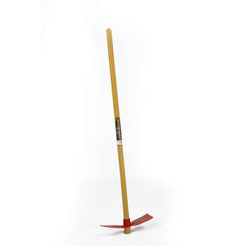 Serfouette : Tête acier L. 8 cm x l. 10 cm manche