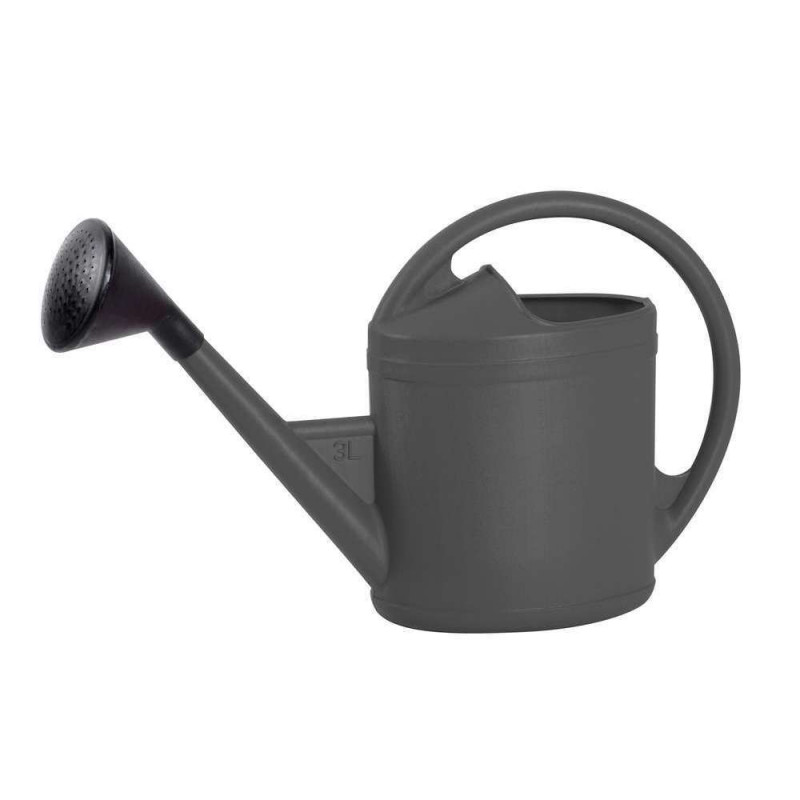 Arrosoir ovale 3 L PARISIEN Anthracite Avec pomme