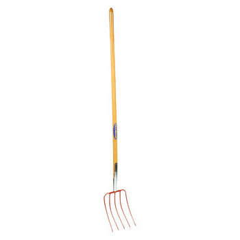 Fourche compost:5dents L22xl20cm manche 130cm