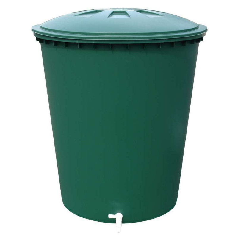 Cuve cylindrique complète avec couvercle et robine