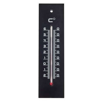 Thermomètre médium : en bois, H.22 cm