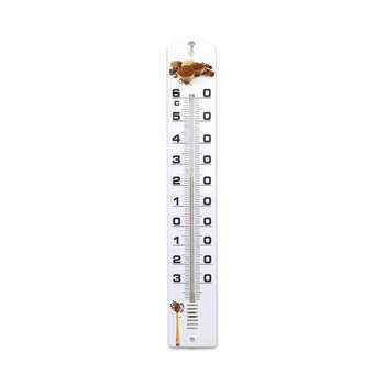 Thermomètre en plastique 40cm décor épices