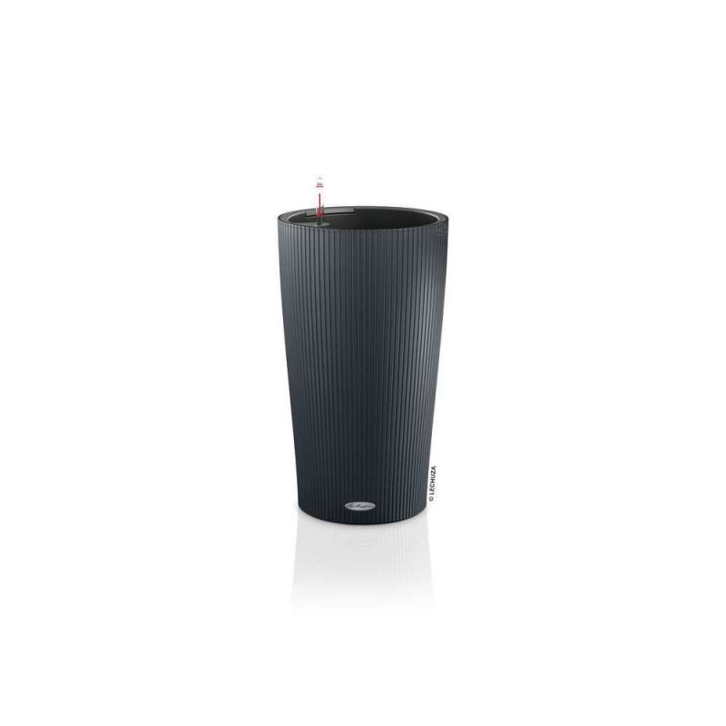 Pot colonne Cilindro Color, coloris gris ardoise D