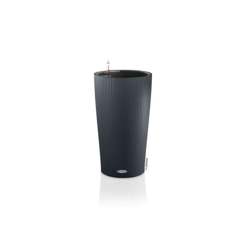 Pot colonne Cilindro Color, coloris gris ardoise D