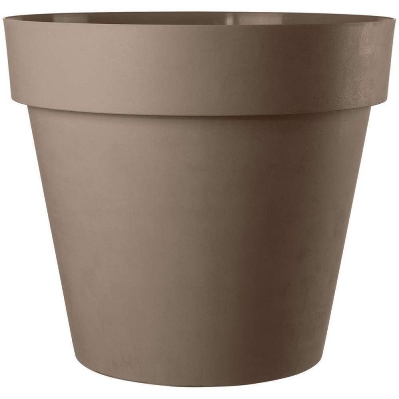 Pot Vaso Like : plastique, taupe, 79x70cm