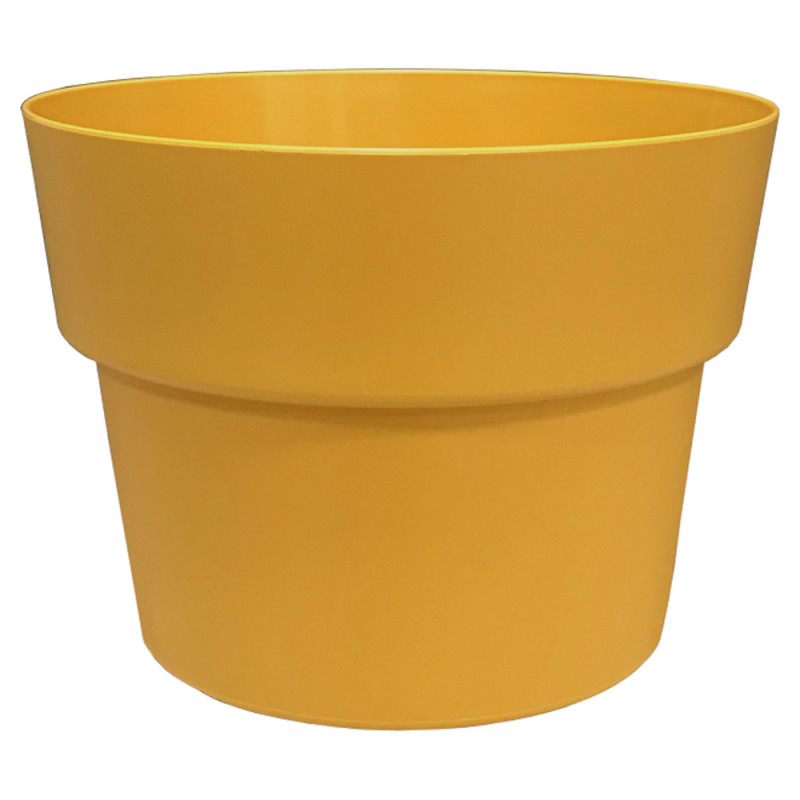 Pot rond CocoriPot, coloris pollen Ø 43 x H. 33,5
