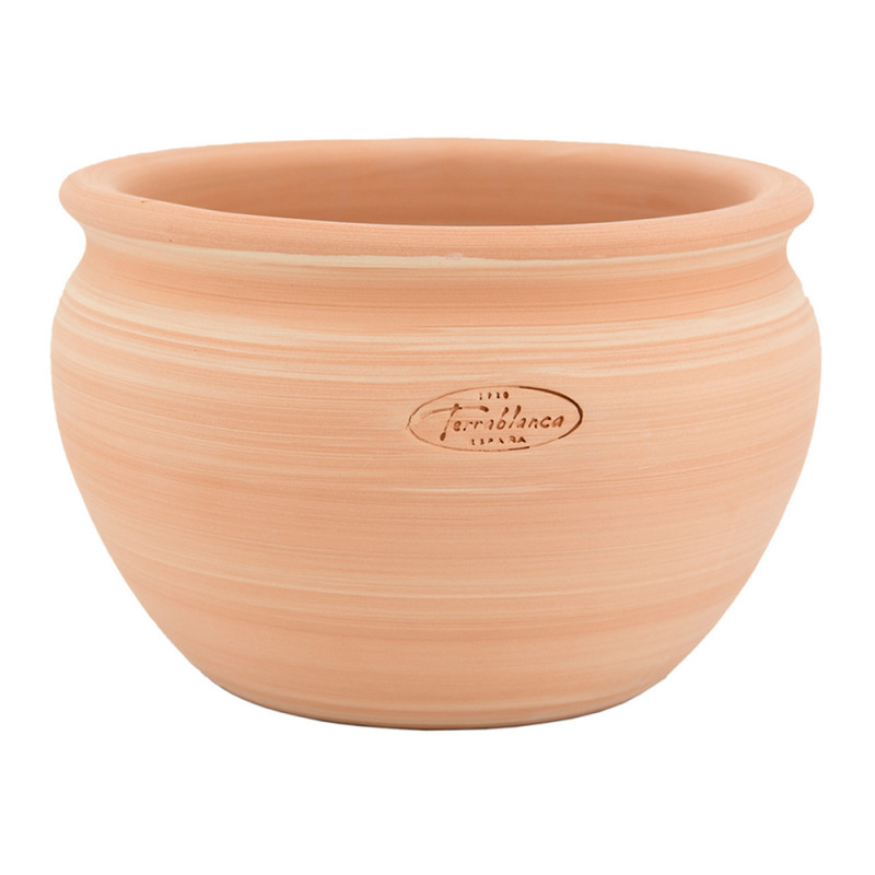 Pot boule en terre cuite - D. 28xH. 20cm