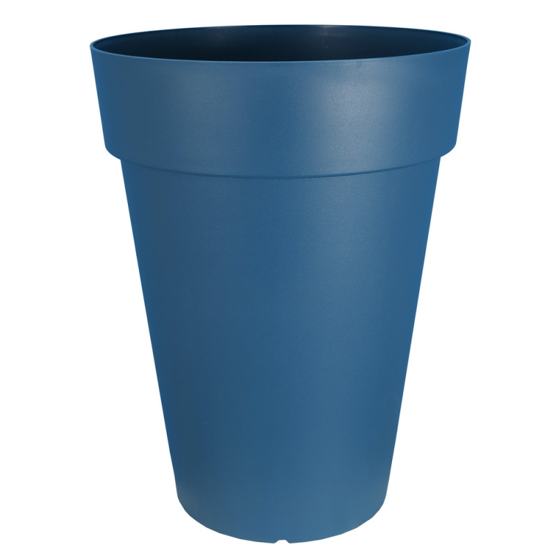 Pot Soleilla haut bleu - H. 66cm