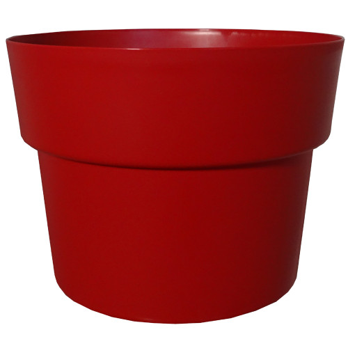 Pot rond CocoriPot, coloris rubis - D. 43xH. 33,5c