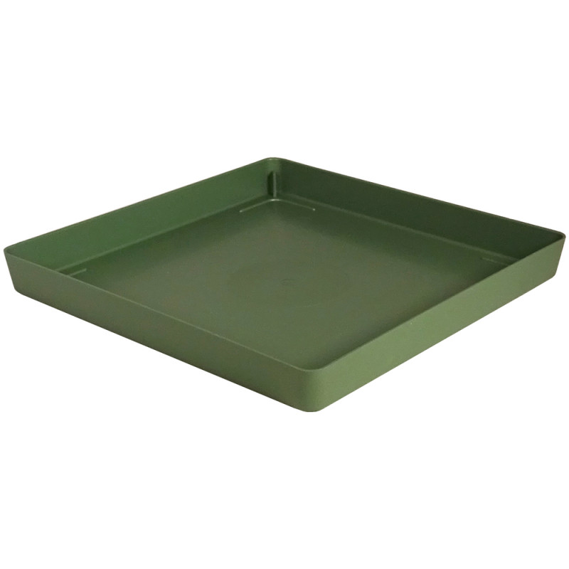 Soucoupe carrée Enzo 24cm, pour pot carré Enzo 30c