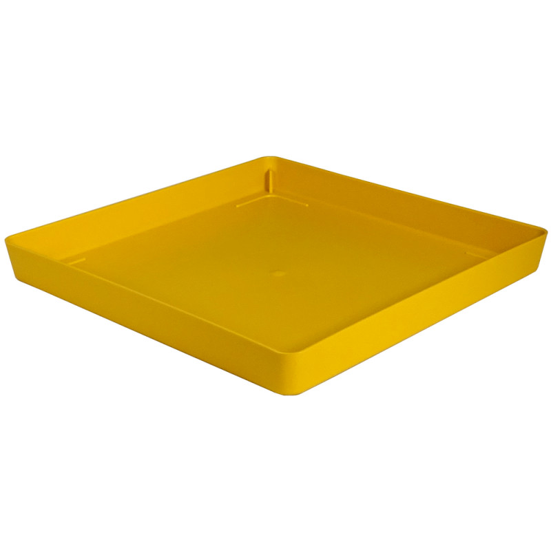 Soucoupe carrée Enzo 24cm, pour pot carré Enzo 30c