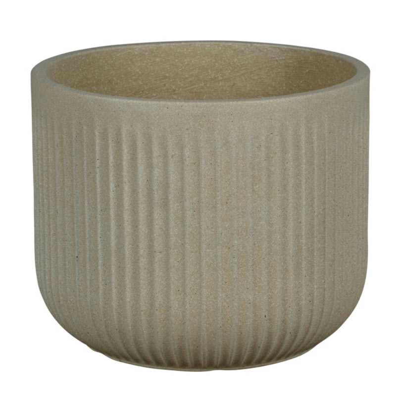 Pot de fleurs Auckland 08I crème - D. 37xH. 30,5cm