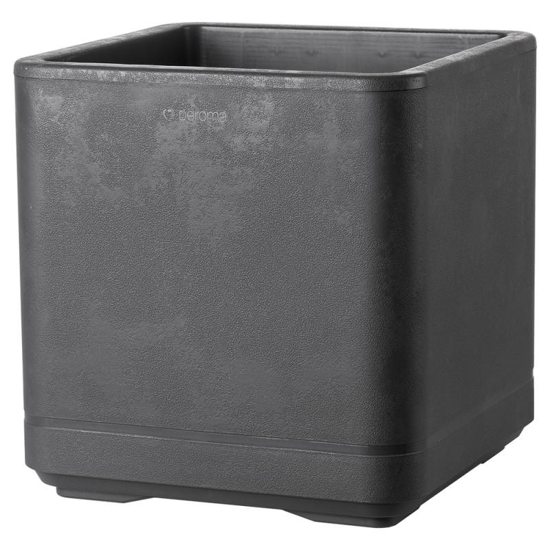 Bac cube Cosmo, à réserve d'eau, coloris anthracit