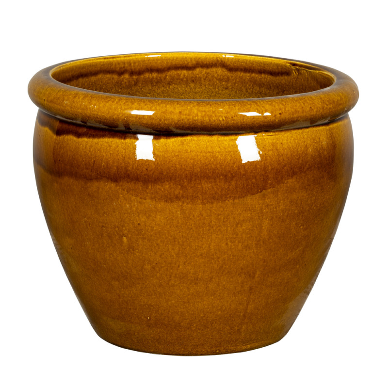 Pot Shan, coloris ocre D50xH40cm