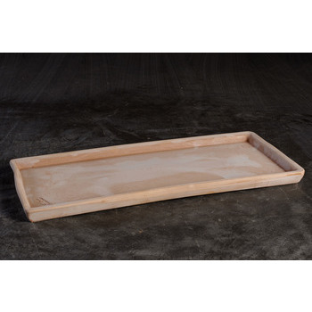 Soucoupe rectangulaire en terre cuite L. 50cm